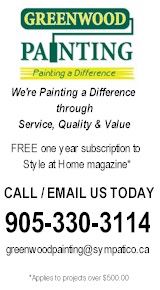 Contact Greenwood Painting Click Here for more details- 905-330-3114