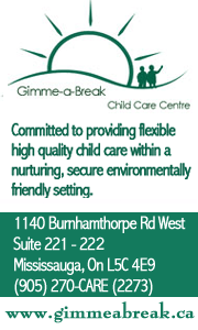 Gimme-a-Break Child Care Centre - 905-270-CARE (2273) - Committed to providing flexible high quality child care within a nurturing, secure environmentally friendly setting. 