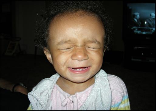 Toddler who fancies fine jewelry!